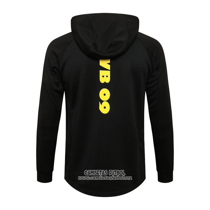 Chaqueta con Capucha del Borussia Dortmund 2021/2022 Negro